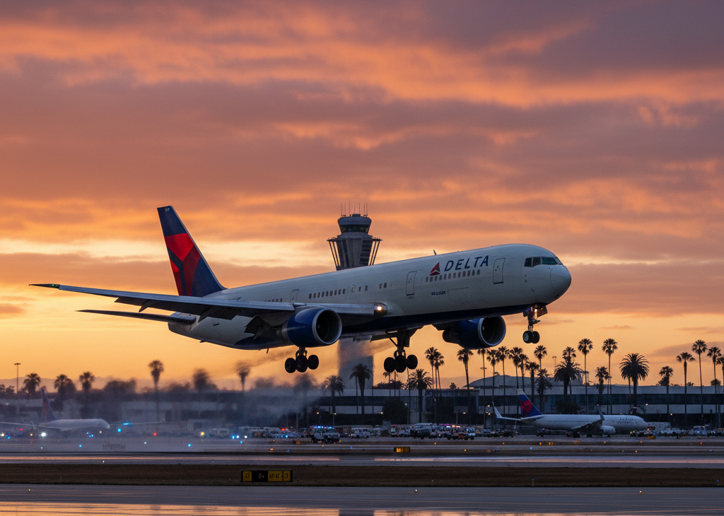 Delta Flight DL275 Diverted LAX